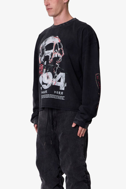 No Longer Here L/S Tee - Black