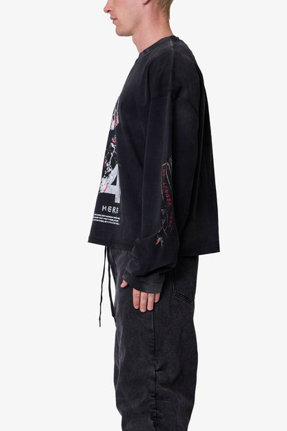 No Longer Here L/S Tee - Black
