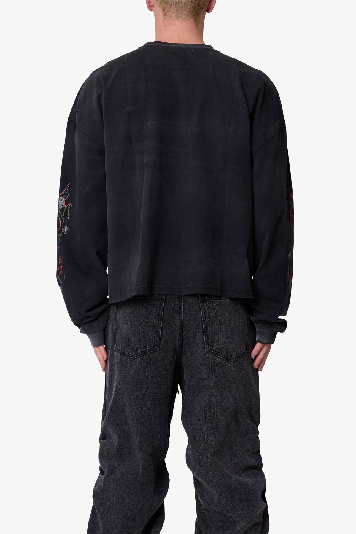 No Longer Here L/S Tee - Black
