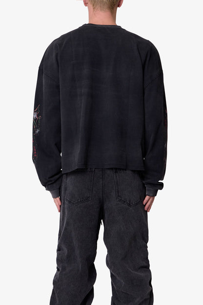 No Longer Here L/S Tee - Black