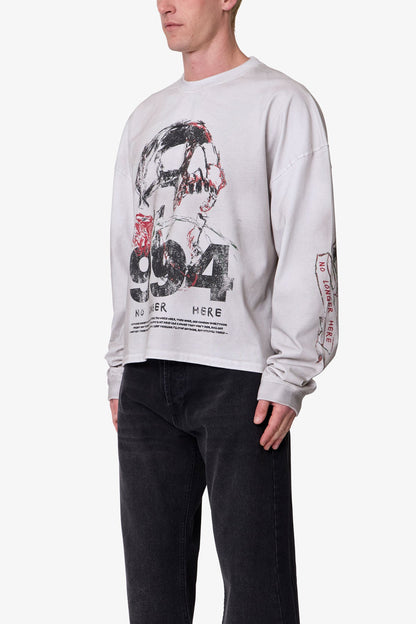 No Longer Here L/S Tee - White