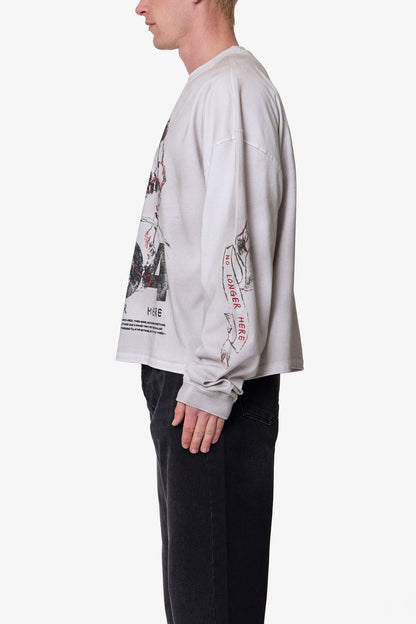 No Longer Here L/S Tee - White