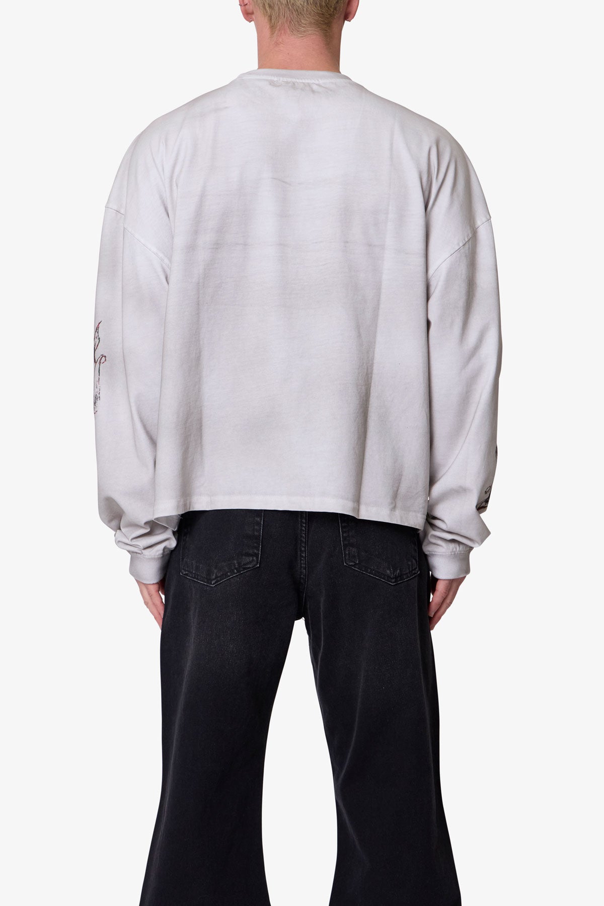 No Longer Here L/S Tee - White