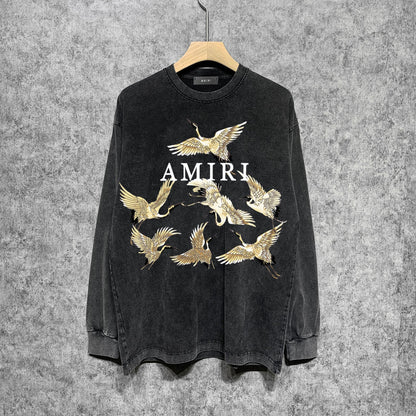 Amiri Long-Sleeve Shirt Vintage Long Sleeve T-shirt