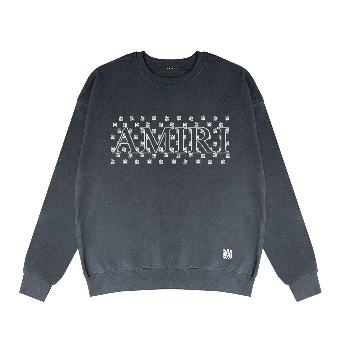 Amiri Long Sleeved Shirt Fashion Brand Crew Sweatshirts round Neck Sweater