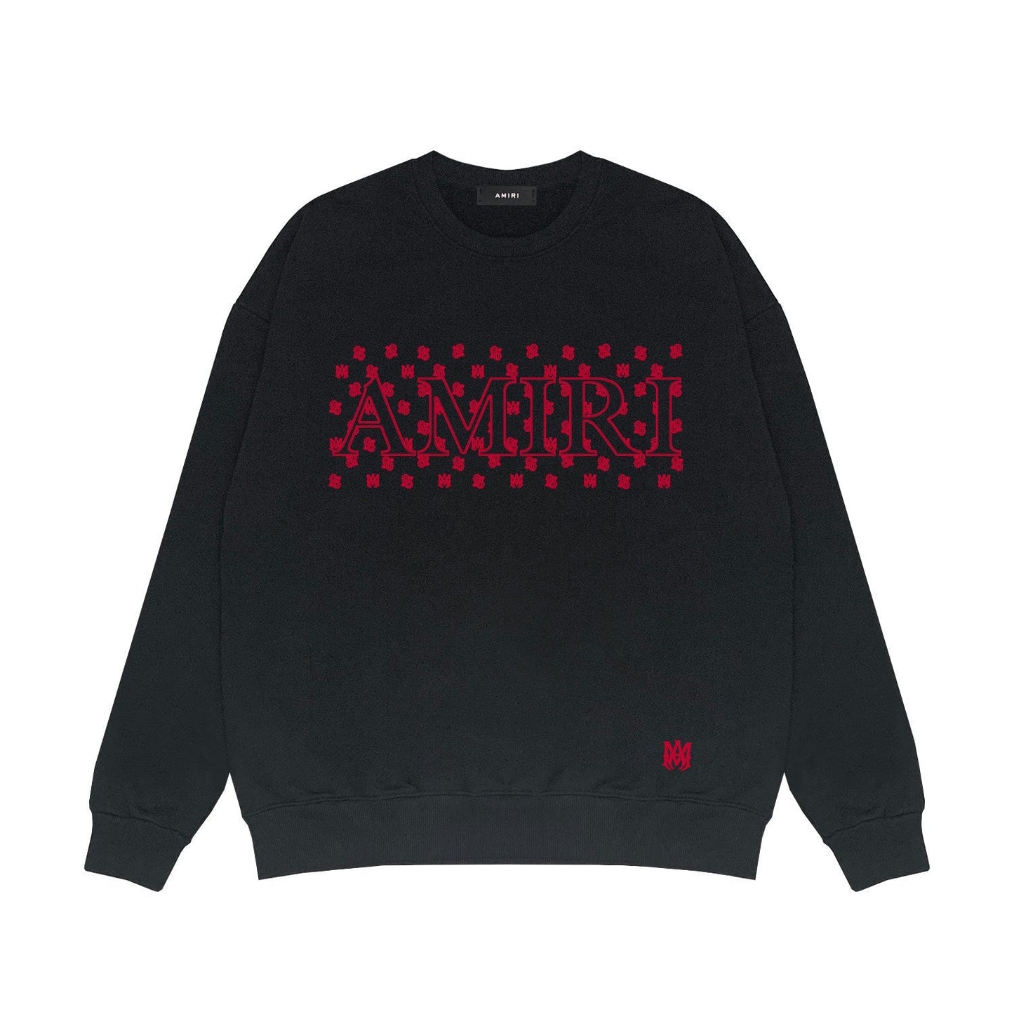 Amiri Long Sleeved Shirt Fashion Brand Crew Sweatshirts round Neck Sweater
