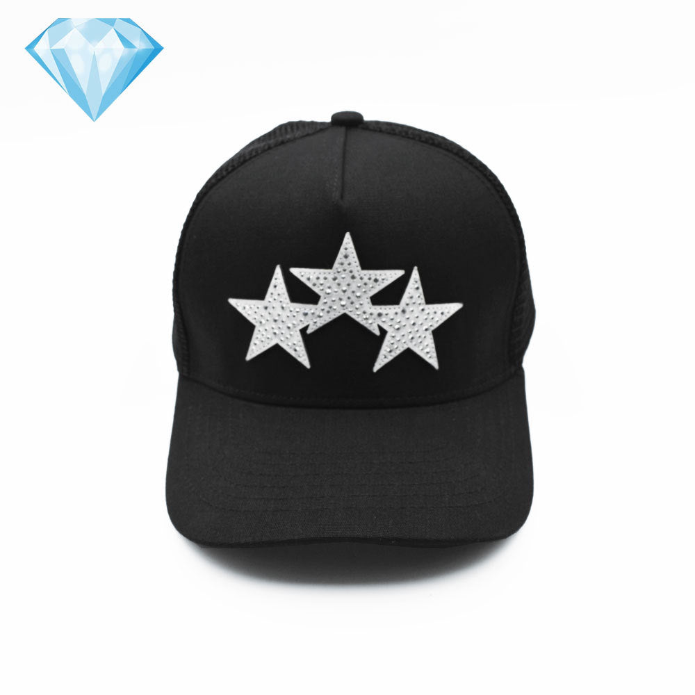 Amiri hat embroidery diamond