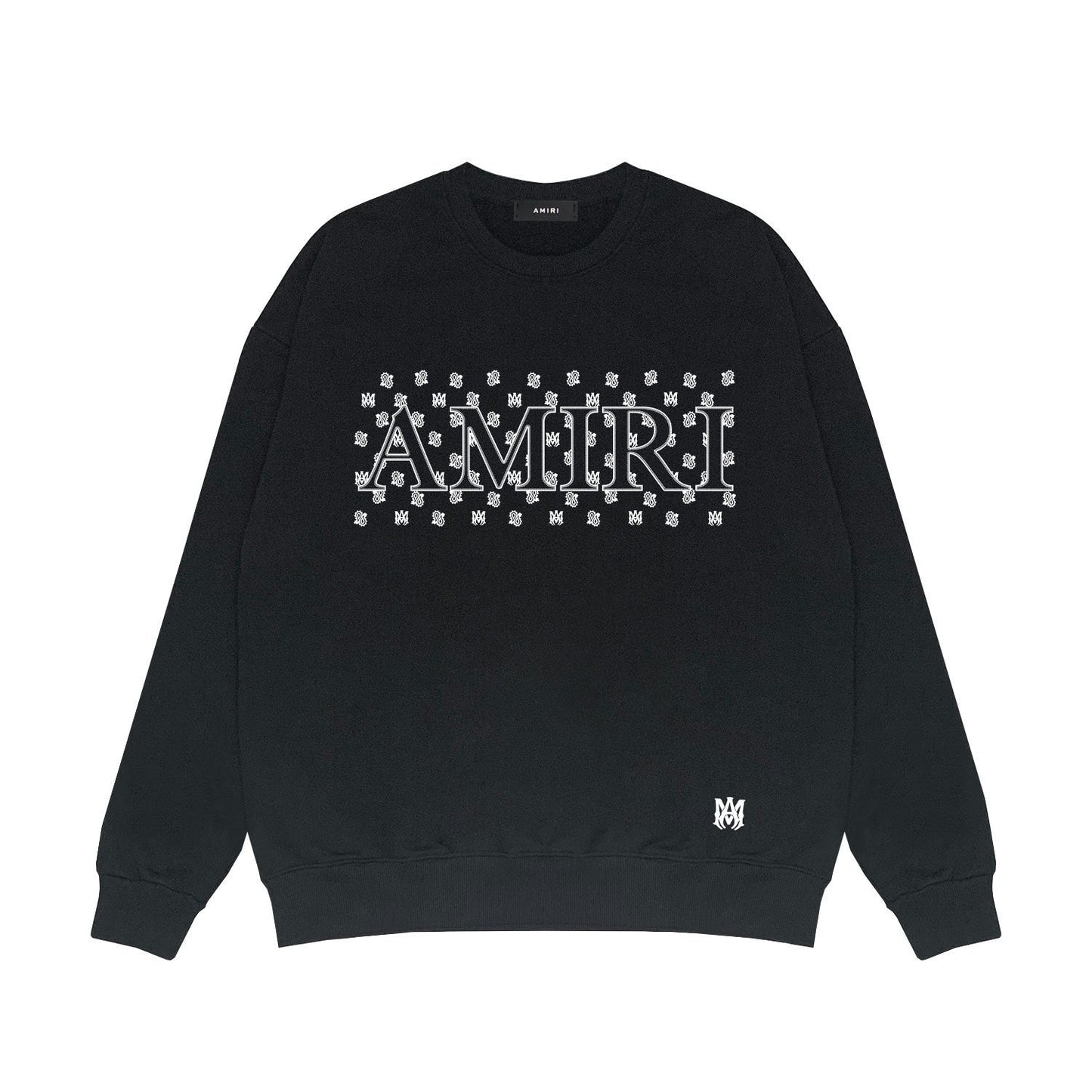 Amiri Long Sleeved Shirt Fashion Brand Crew Sweatshirts round Neck Sweater
