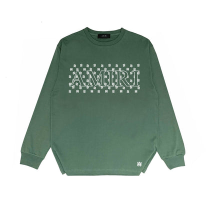 Amiri Long Sleeve Shirt Long Sleeve Long-Sleeved T-Shirt Blouse