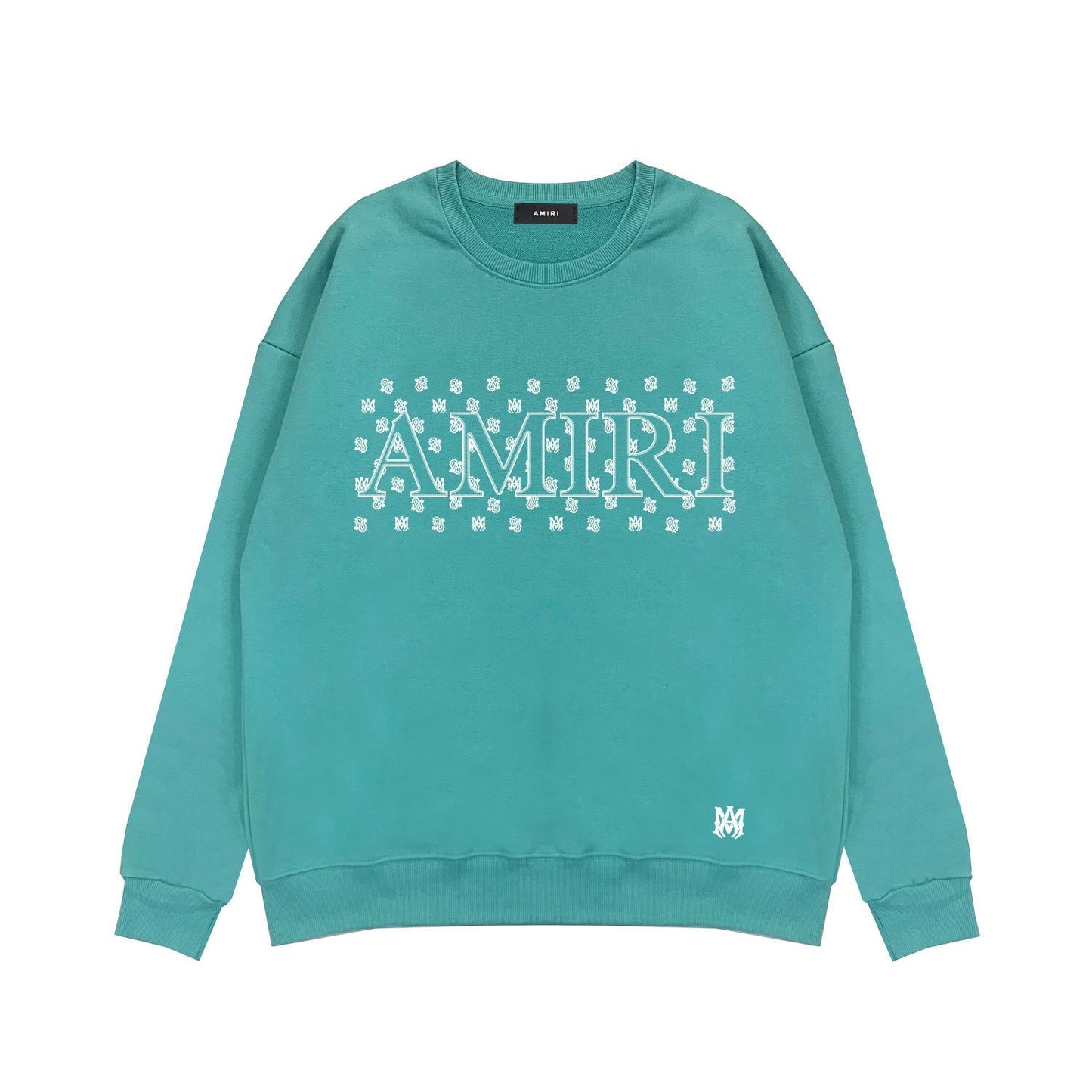 Amiri Long Sleeved Shirt Fashion Brand Crew Sweatshirts round Neck Sweater