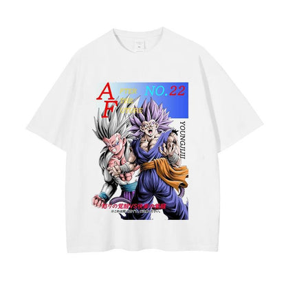 2024Men Dragon Ball Z T Shirt Anime Japanese Printed T-shirt (Part 2)