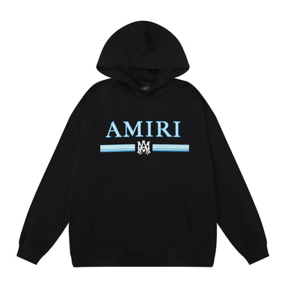 Amiri Hoodie OW Letter print pattern hooded sweater for men and women
