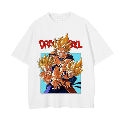 2024Men Dragon Ball Z T Shirt Anime Japanese Printed T-shirt (Part 2)