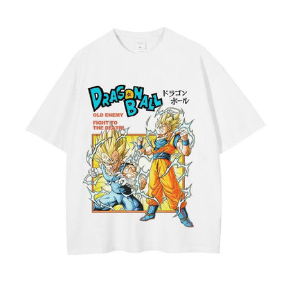 2024Men Dragon Ball Z T Shirt Anime Japanese Printed T-shirt (Part 2)