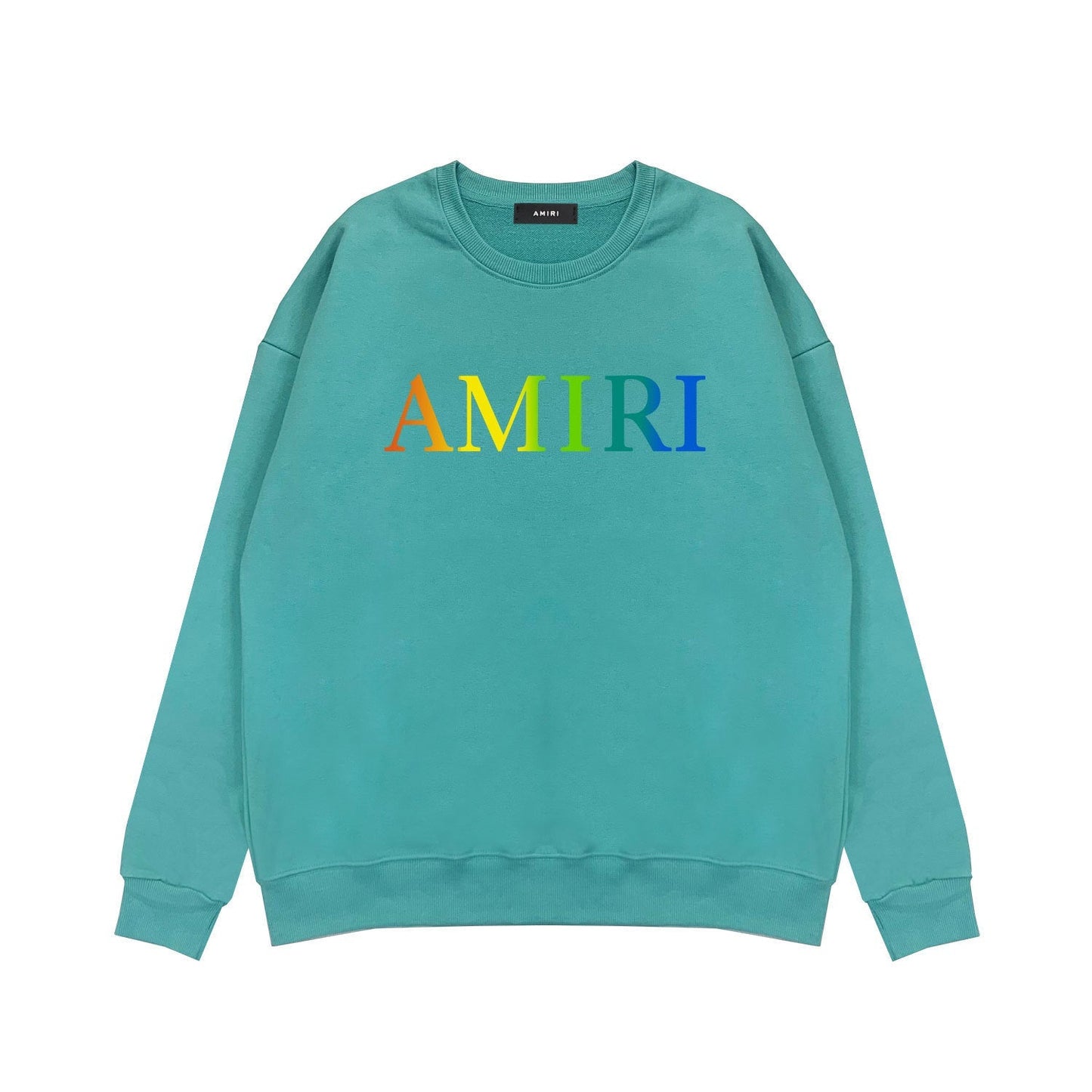 Amiri Long Sleeved Shirt Fashion Brand Crew Sweatshirts round Neck Sweater