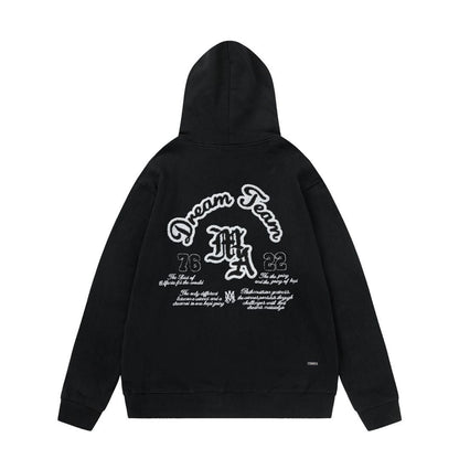 Amiri Hoodie AMI Towel Embroidered Letter Pattern Hooded Sweater for Men and Women