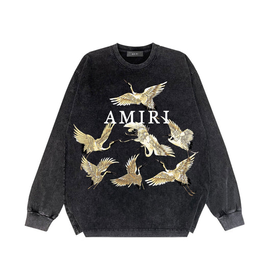 Amiri Long-Sleeve Shirt Vintage Long Sleeve T-shirt