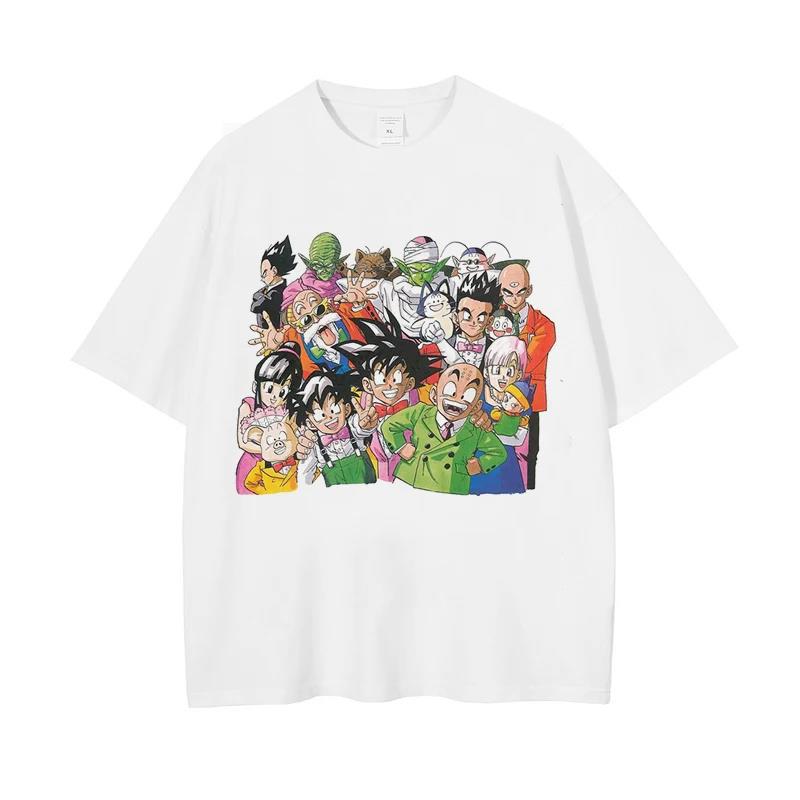 2024Men Dragon Ball Z T Shirt Anime Japanese Printed T-shirt (Part 2)