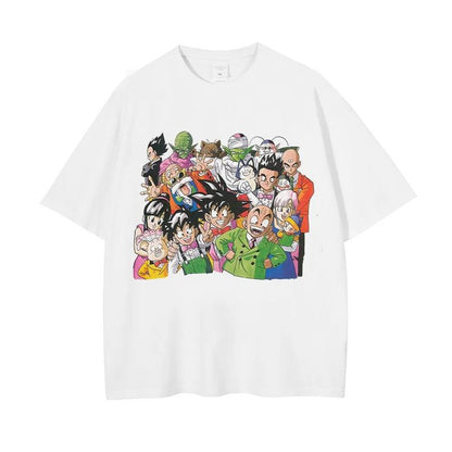 2024Men Dragon Ball Z T Shirt Anime Japanese Printed T-shirt (Part 2)