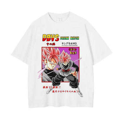 2024Men Dragon Ball Z T Shirt Anime Japanese Printed T-shirt (Part 2)