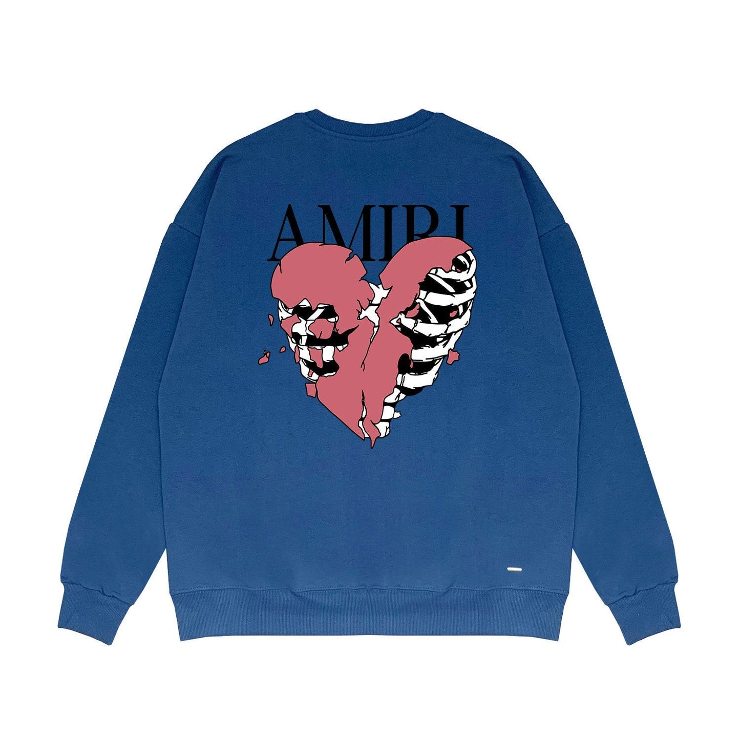 Amiri Long Sleeved Shirt Fashion Brand Crew Sweatshirts round Neck Sweater