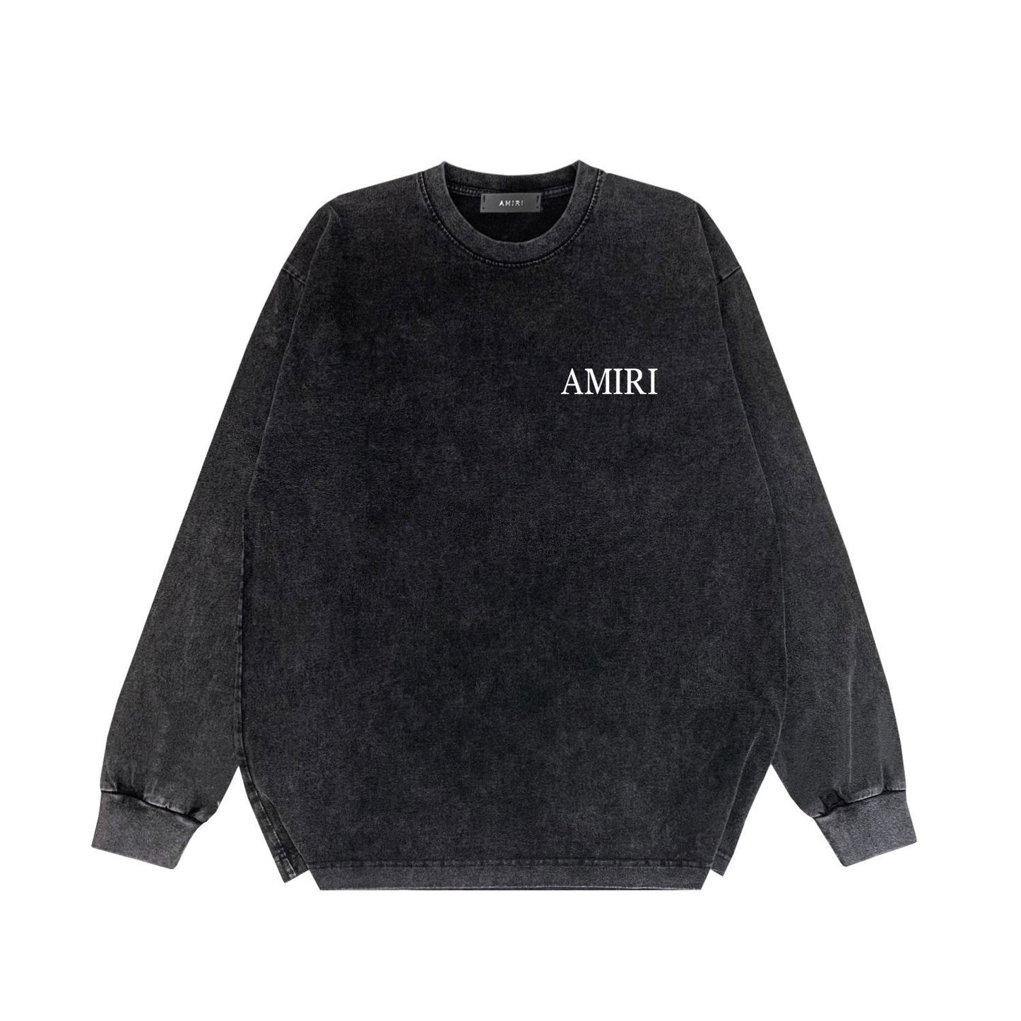 Amiri Long-Sleeve Shirt Creative Pattern Vintage Long Sleeve T-shirt