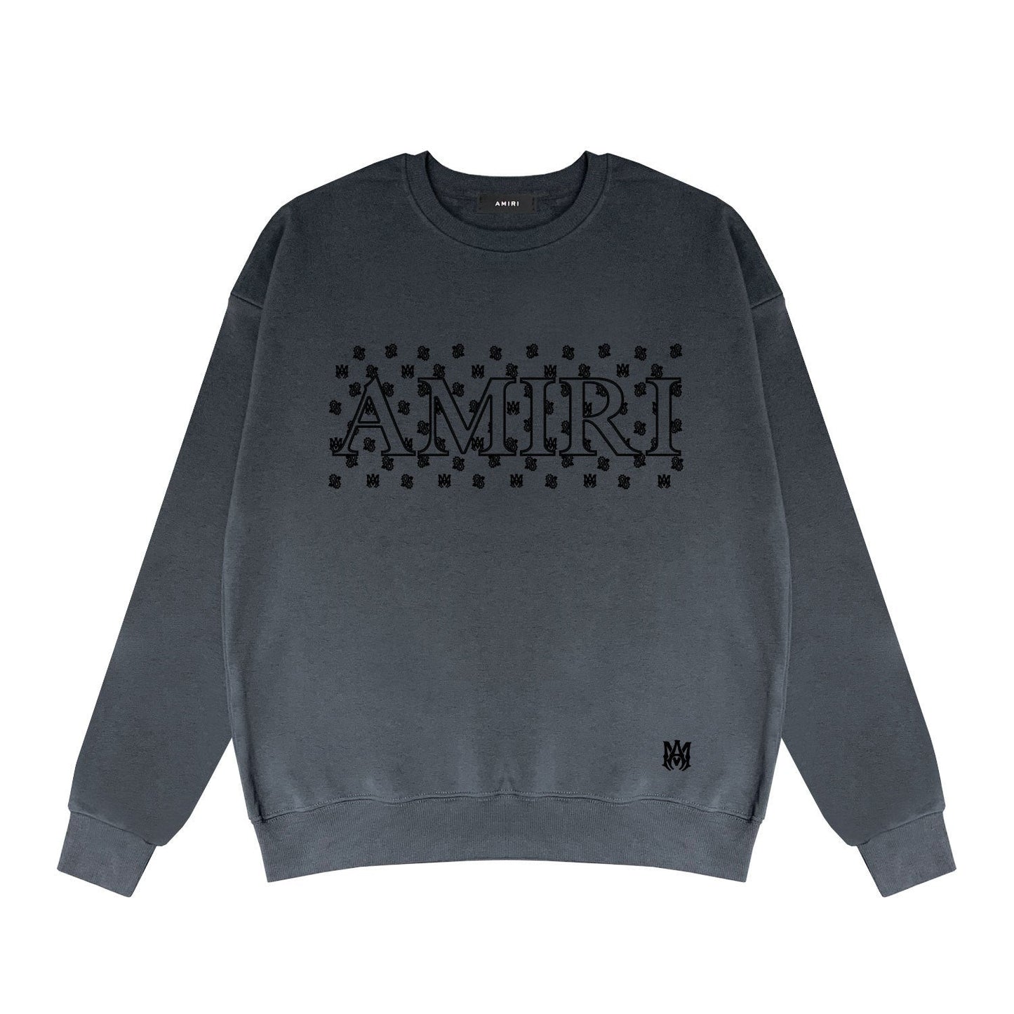 Amiri Long Sleeved Shirt Fashion Brand Crew Sweatshirts round Neck Sweater