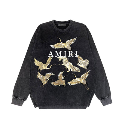 Amiri Long-Sleeve Shirt Vintage Long Sleeve T-shirt