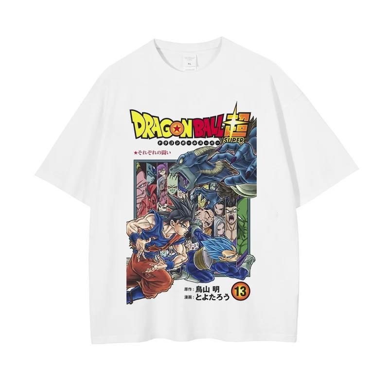 2024Men Dragon Ball Z T Shirt Anime Japanese Printed T-shirt (Part 2)