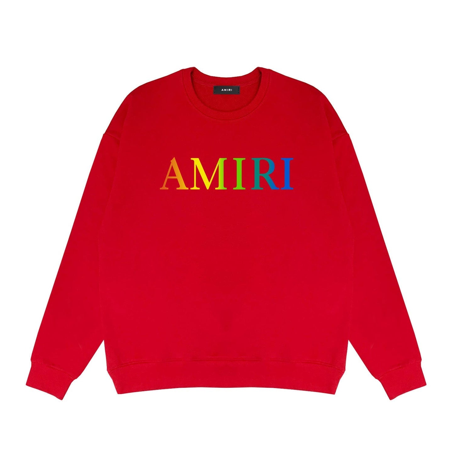 Amiri Long Sleeved Shirt Fashion Brand Crew Sweatshirts round Neck Sweater