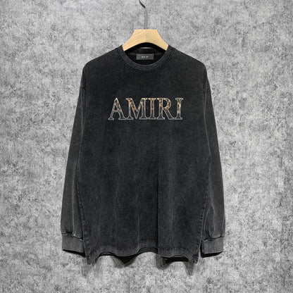 Amiri Long-Sleeve Shirt Vintage Long Sleeve T-shirt