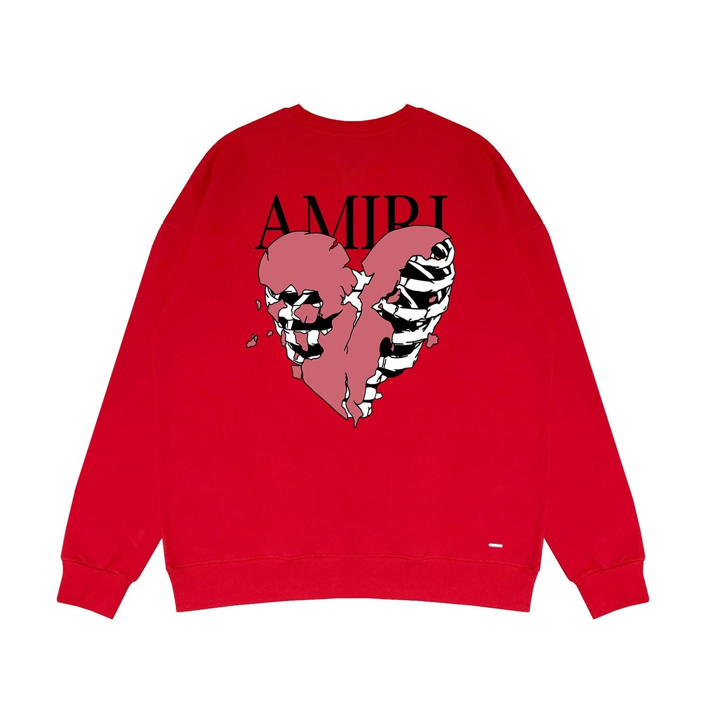 Amiri Long Sleeved Shirt Fashion Brand Crew Sweatshirts round Neck Sweater