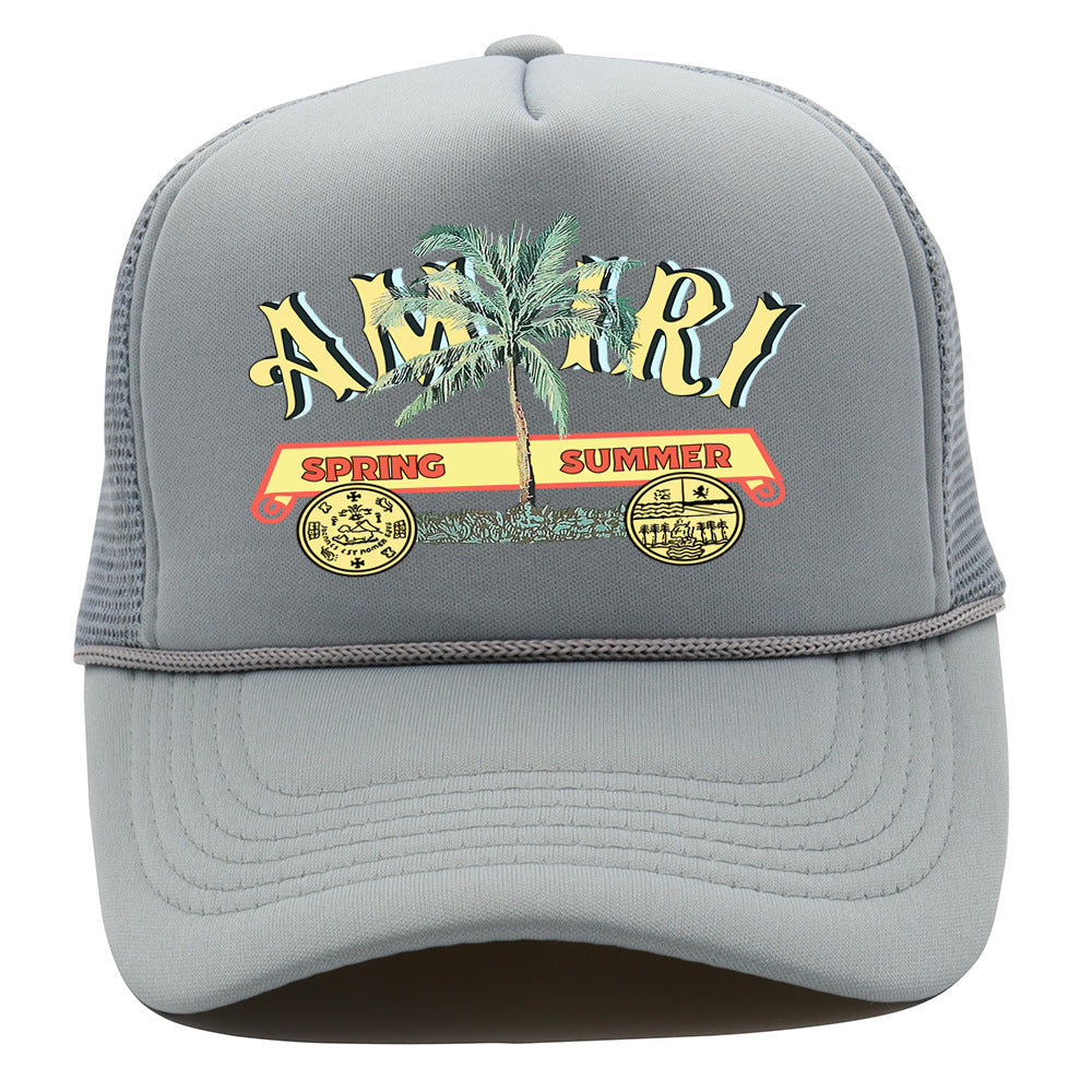 Amiri Hat Truck Cap Baseball Cap Alphabet Printed Cap