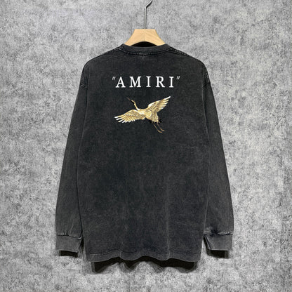 Amiri Long-Sleeve Shirt Vintage Long Sleeve T-shirt