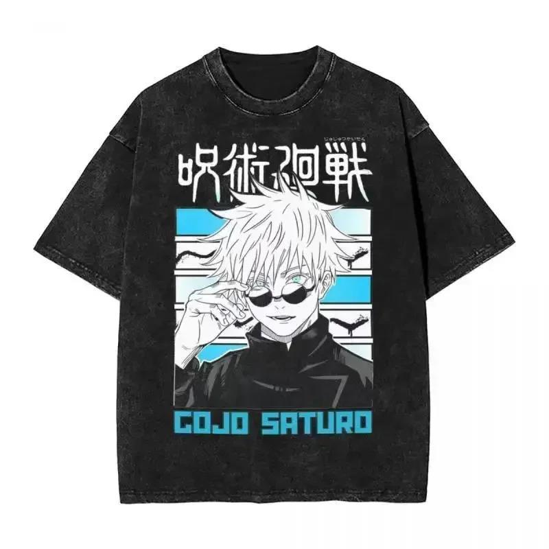 2024Japan Anime Print Oversize Cotton Mens Vintage TShirt (Prat 2)