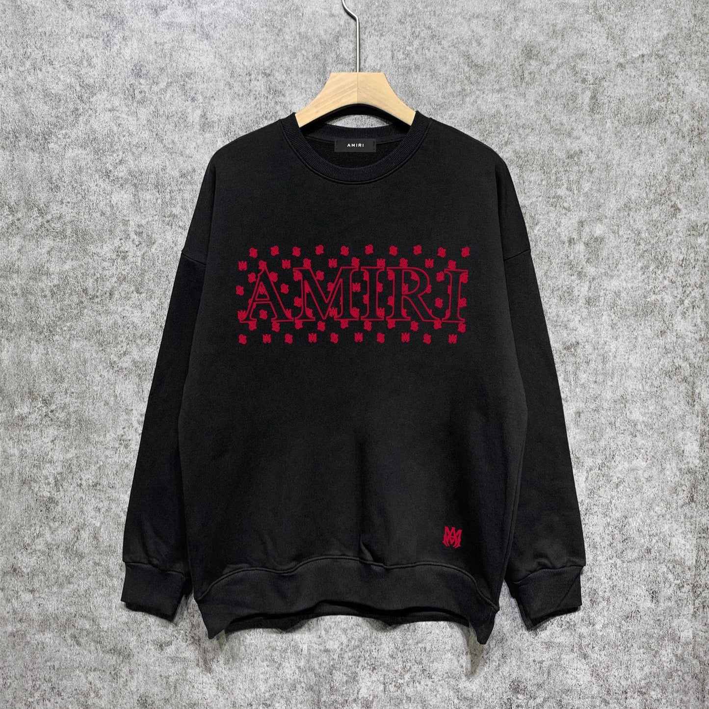 Amiri Long Sleeved Shirt Fashion Brand Crew Sweatshirts round Neck Sweater