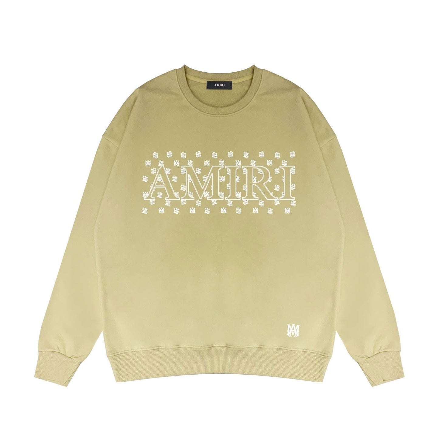 Amiri Long Sleeved Shirt Fashion Brand Crew Sweatshirts round Neck Sweater