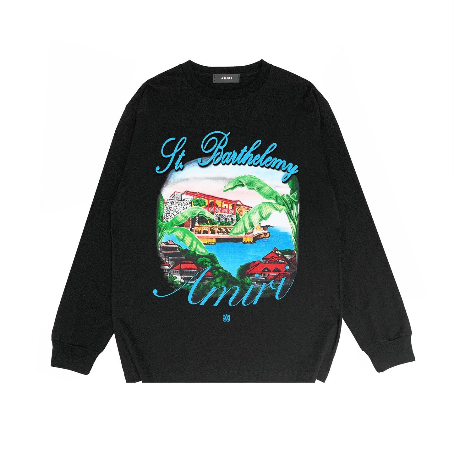 Amiri Long Sleeve Shirt Fashion Brand Long Sleeve Long-Sleeved T-shirt Blouse