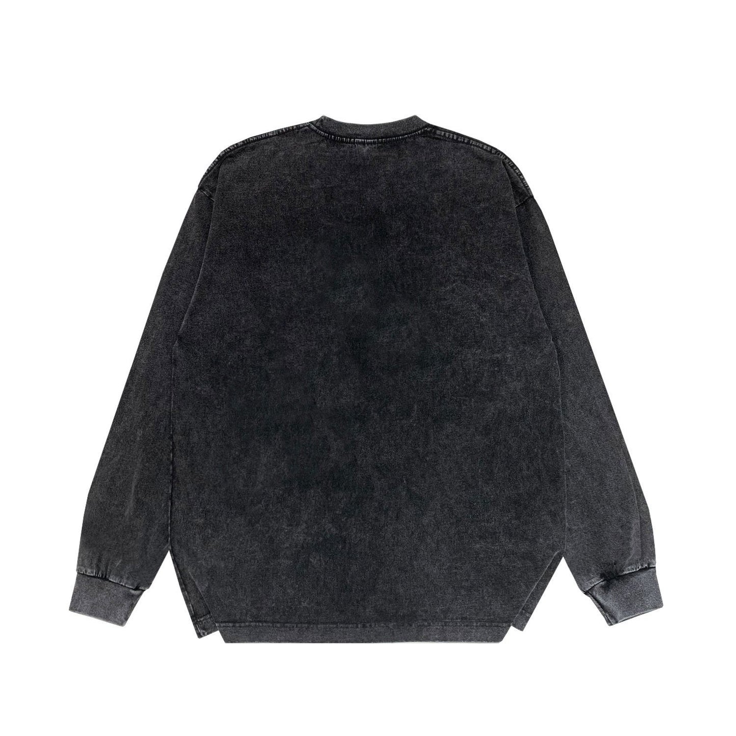 Amiri Long-Sleeve Shirt Stars Pattern Vintage Distressed Long Sleeve T-shirt