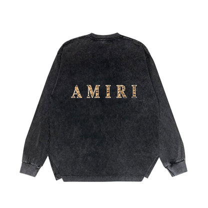 Amiri Long-Sleeve Shirt Vintage Long Sleeve T-shirt