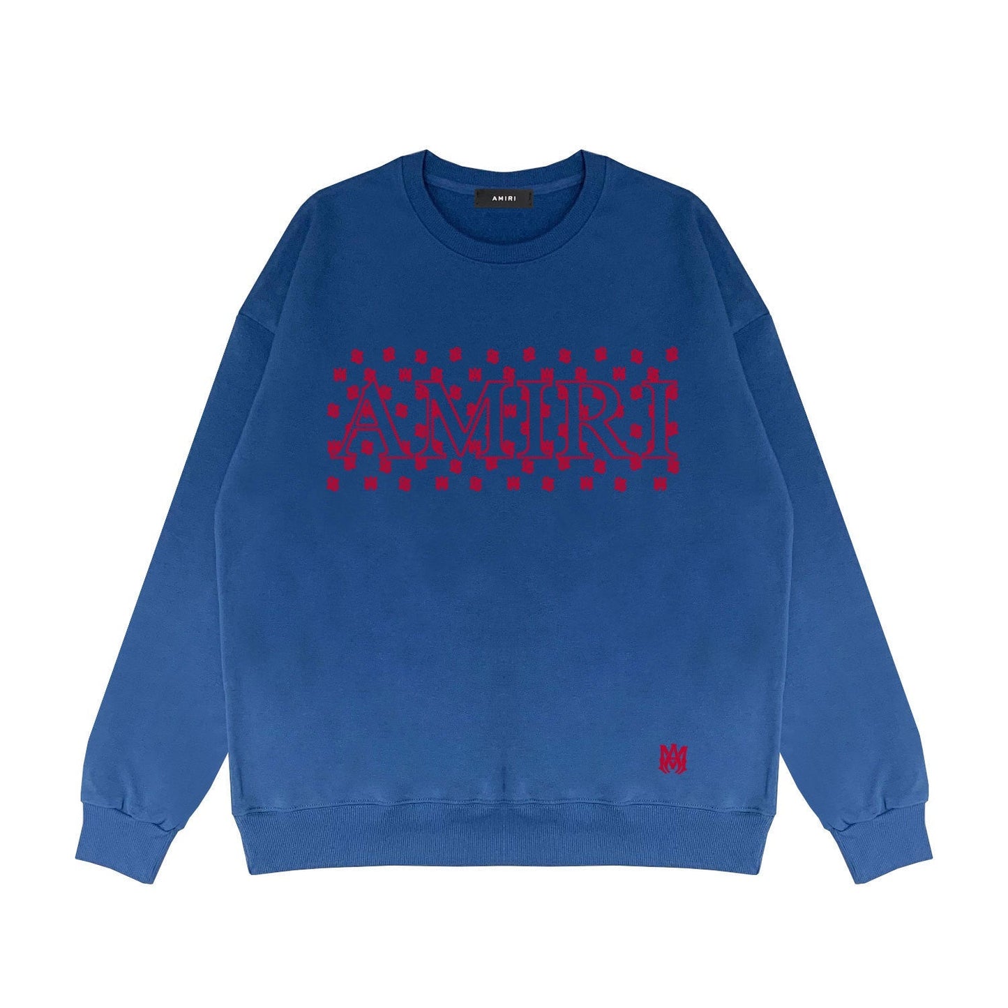 Amiri Long Sleeved Shirt Fashion Brand Crew Sweatshirts round Neck Sweater