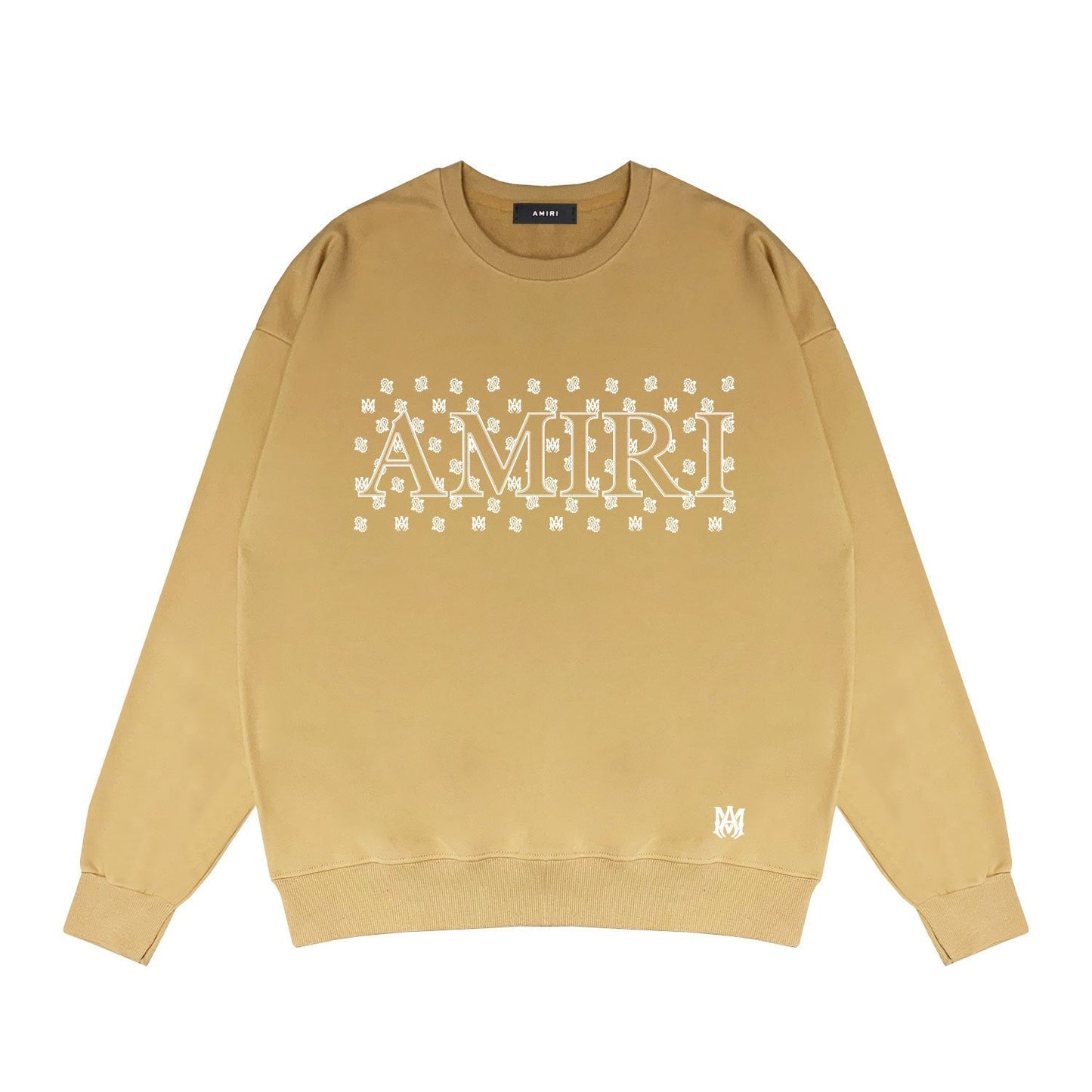 Amiri Long Sleeved Shirt Fashion Brand Crew Sweatshirts round Neck Sweater