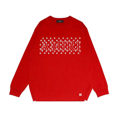 Amiri Long Sleeve Shirt Long Sleeve Long-Sleeved T-Shirt Blouse