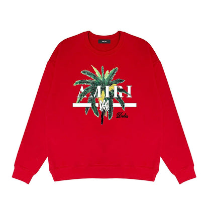 Amiri Long Sleeved Shirt Fashion Brand Crew Sweatshirts round Neck Sweater
