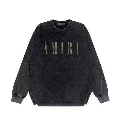 Amiri Long-Sleeve Shirt Vintage Long Sleeve T-shirt