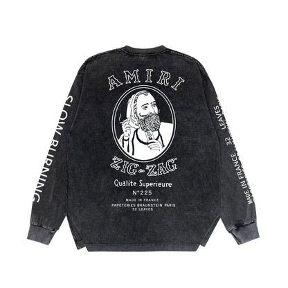 Amiri Long-Sleeve Shirt Vintage Long Sleeve T-shirt