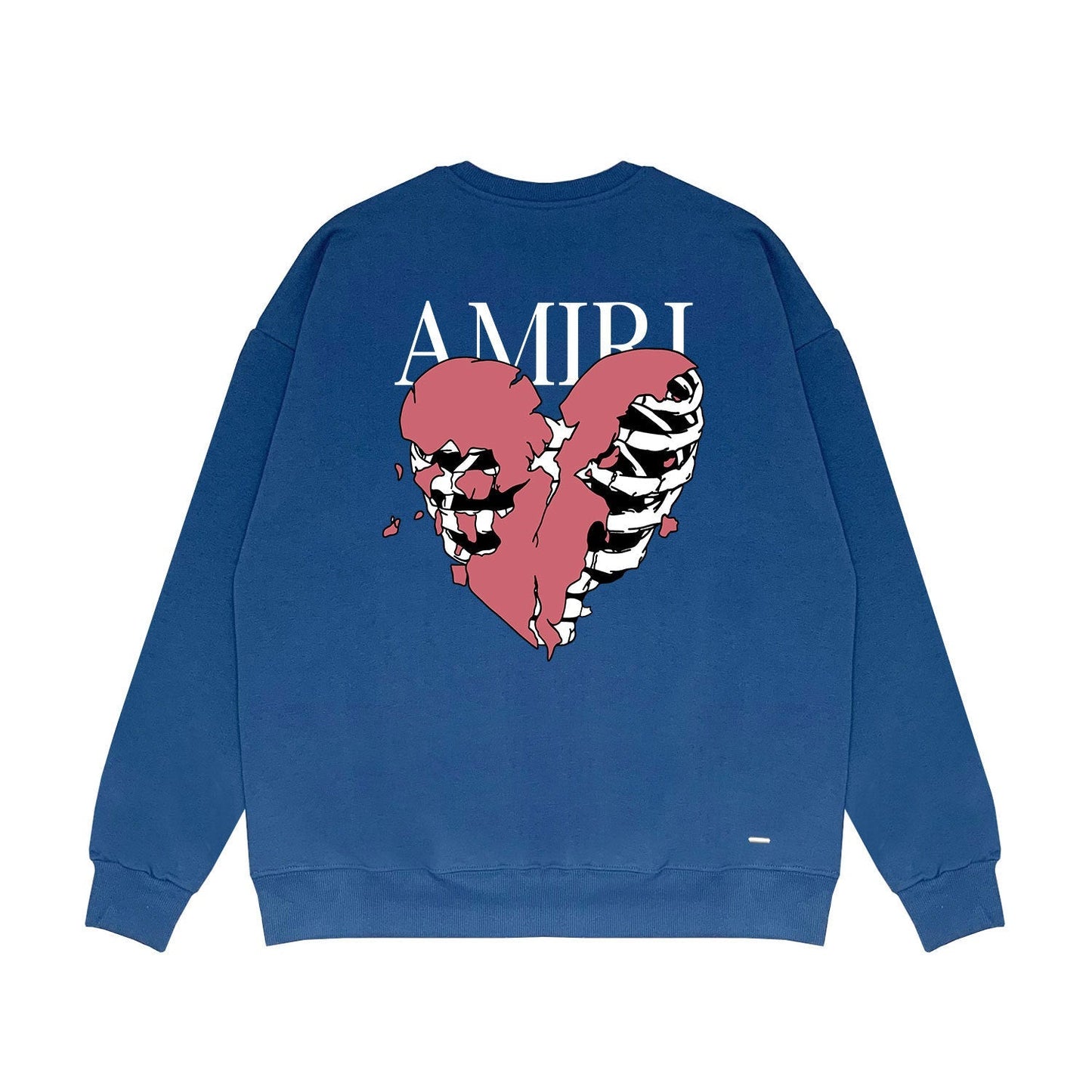 Amiri Long Sleeved Shirt Fashion Brand Crew Sweatshirts round Neck Sweater