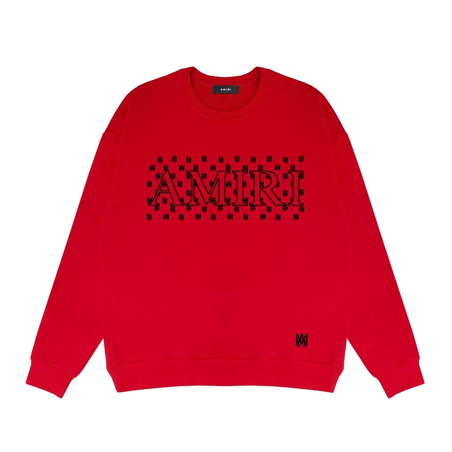 Amiri Long Sleeved Shirt Fashion Brand Crew Sweatshirts round Neck Sweater