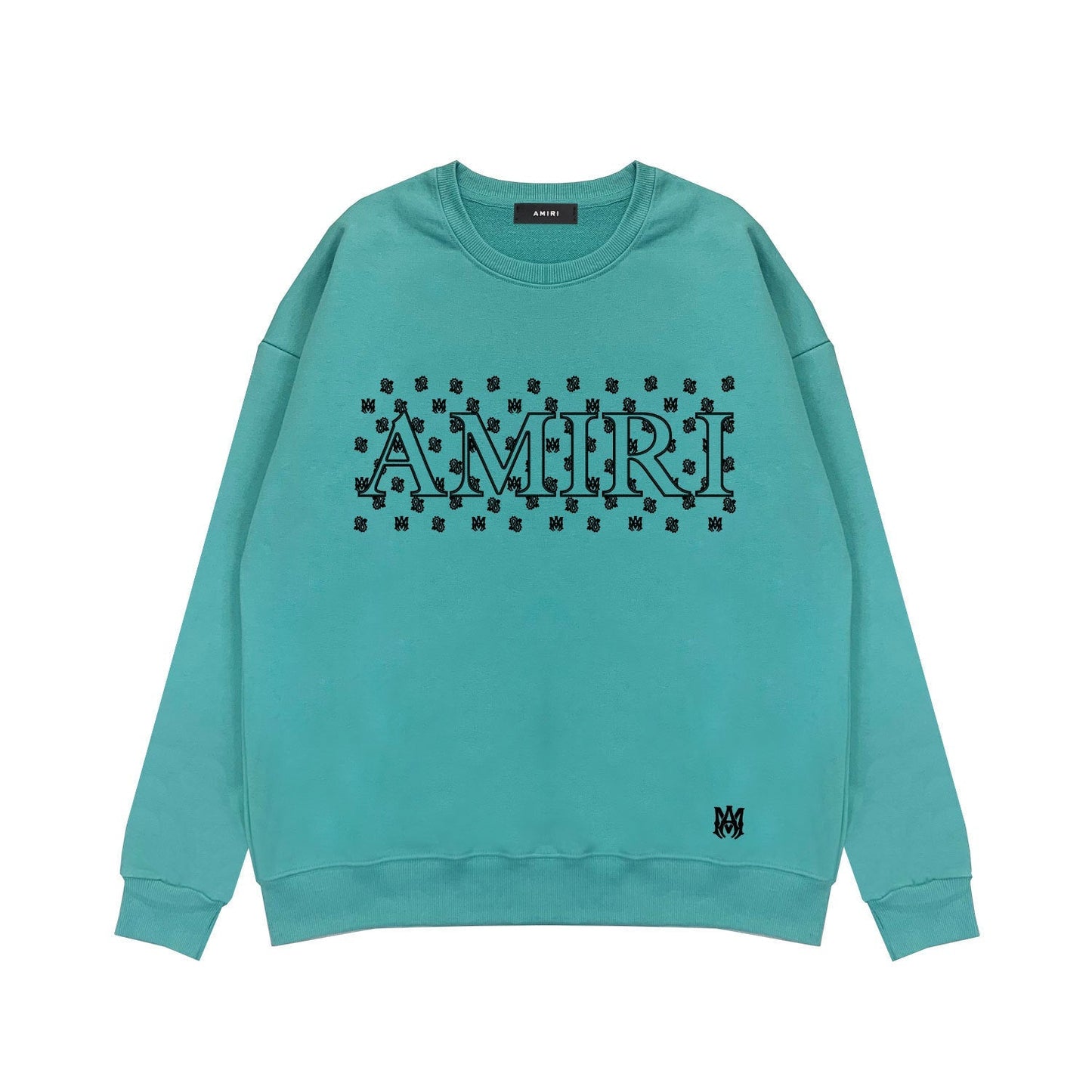 Amiri Long Sleeved Shirt Fashion Brand Crew Sweatshirts round Neck Sweater