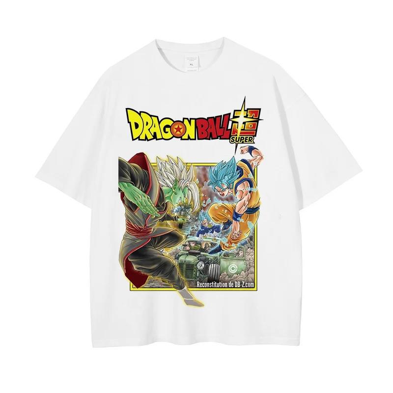 2024Men Dragon Ball Z T Shirt Anime Japanese Printed T-shirt (Part 2)